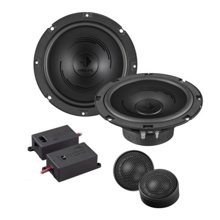 HELIX PF K165.2 | 2-way speaker system with 6.5 inch / 165 mm woofer, 0.75 / 20 mm tweeter and Flex-Crossover | 60 Watts RMS | 3 Ω Impedance.