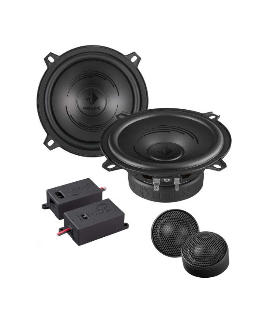 HELIX PURE PR W130.2 | 2-way speaker system with 5.25 inch / 130 mm woofer, 0.75 inch / 20 mm silk dome tweeter and Flex-Crossover | 50 Watts RMS | 3 Ω impedance.