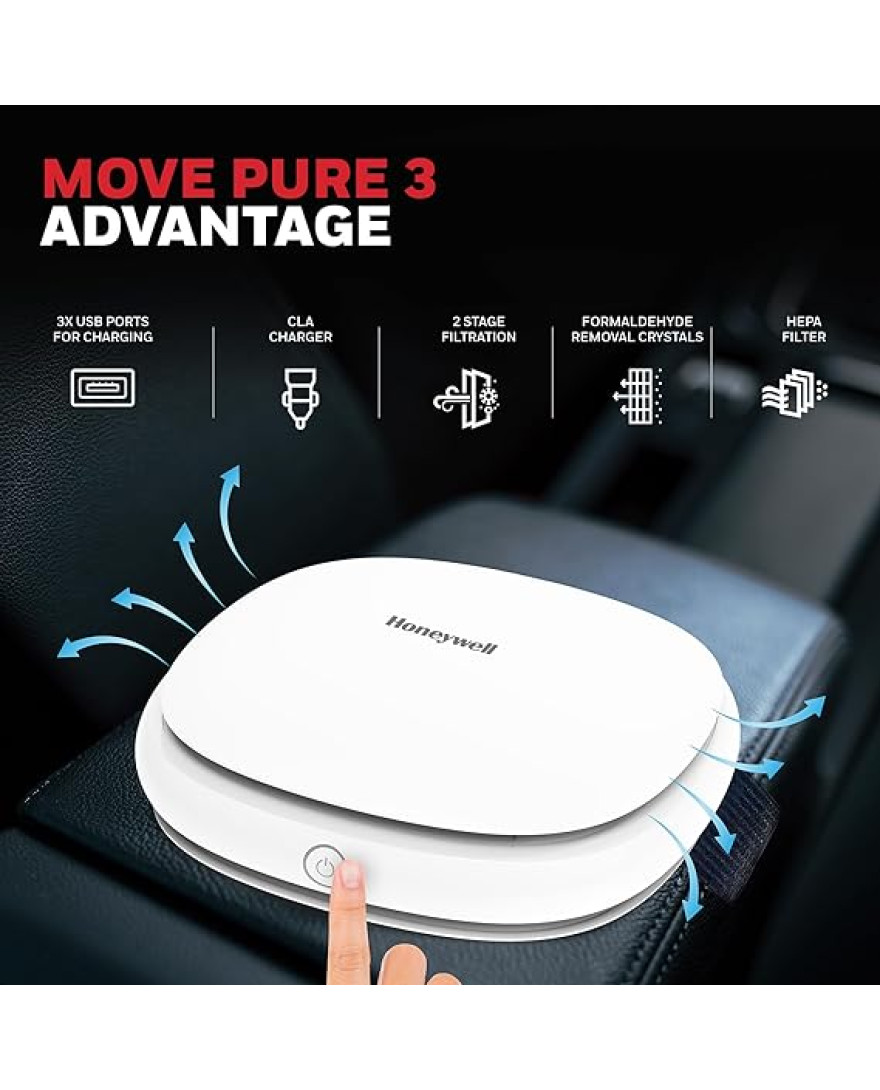 Honeywell MOVE PURE 3 CAR AIR PURIFIER