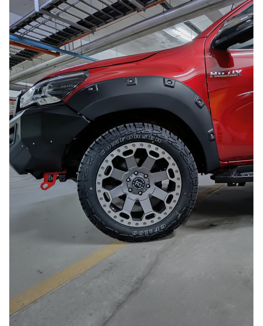 Bimbra Hilux Fender Flares Rivit