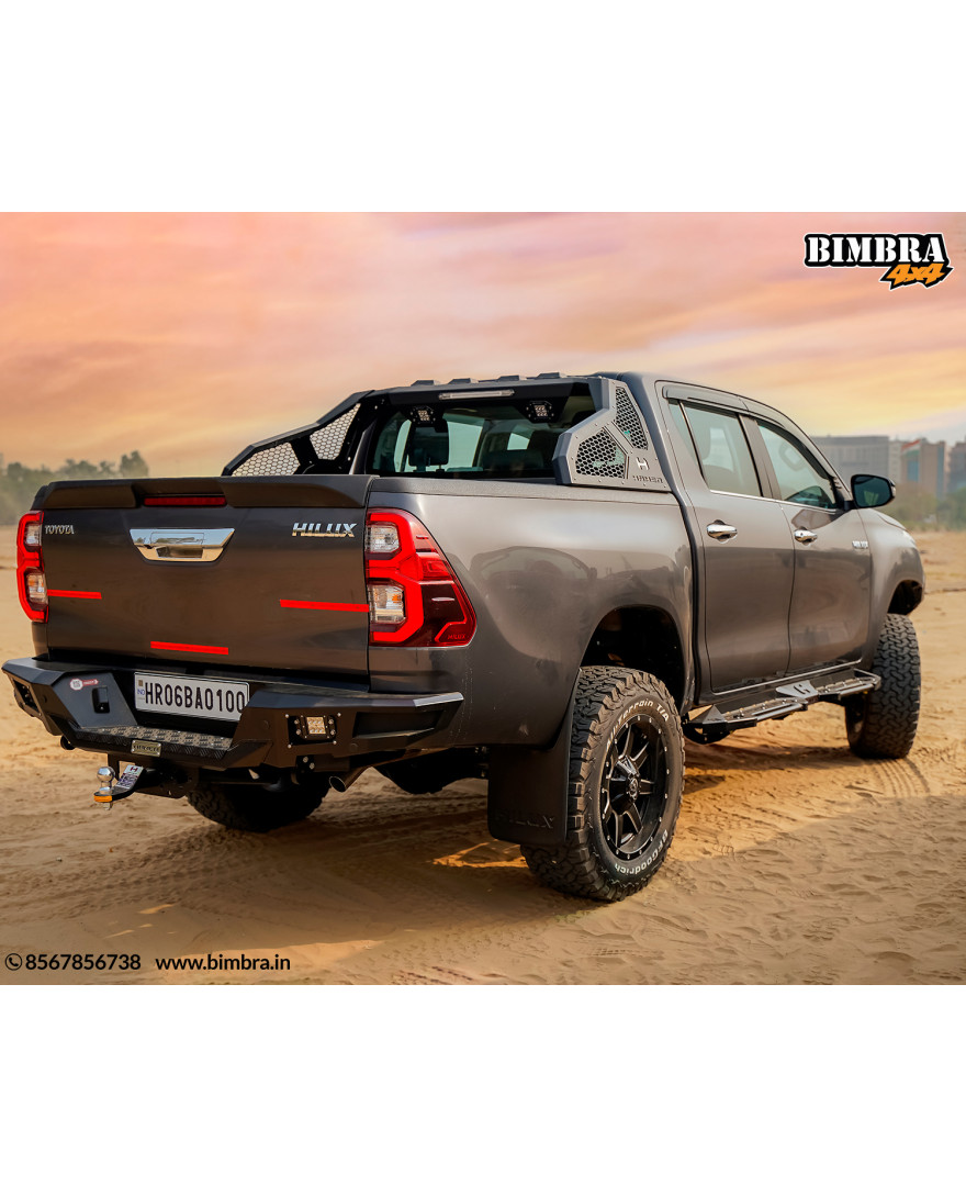 Bimbra 4x4 Hamer Mx204 Rear Bumper for Toyota Hilux