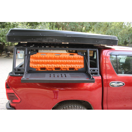 Hilux Option Roll Bar-X Extension Bed Rack