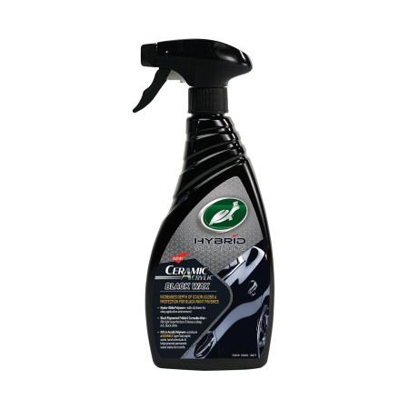 Turtle Wax Hybrid Solutions Ceramic Acrylic Black Car Wax 500ml | 53678 Turtle Wax Hybrid Solutions Ceramic Acrylic Black Car Wax 500ml | 53678