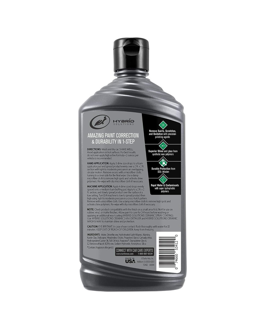 Turtle Wax Hybrid Solutions Ceramic Polish and Wax 414ml