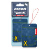 AREON Jeans Hanging Car Air Freshner Black Crystal X Logo | AJ01