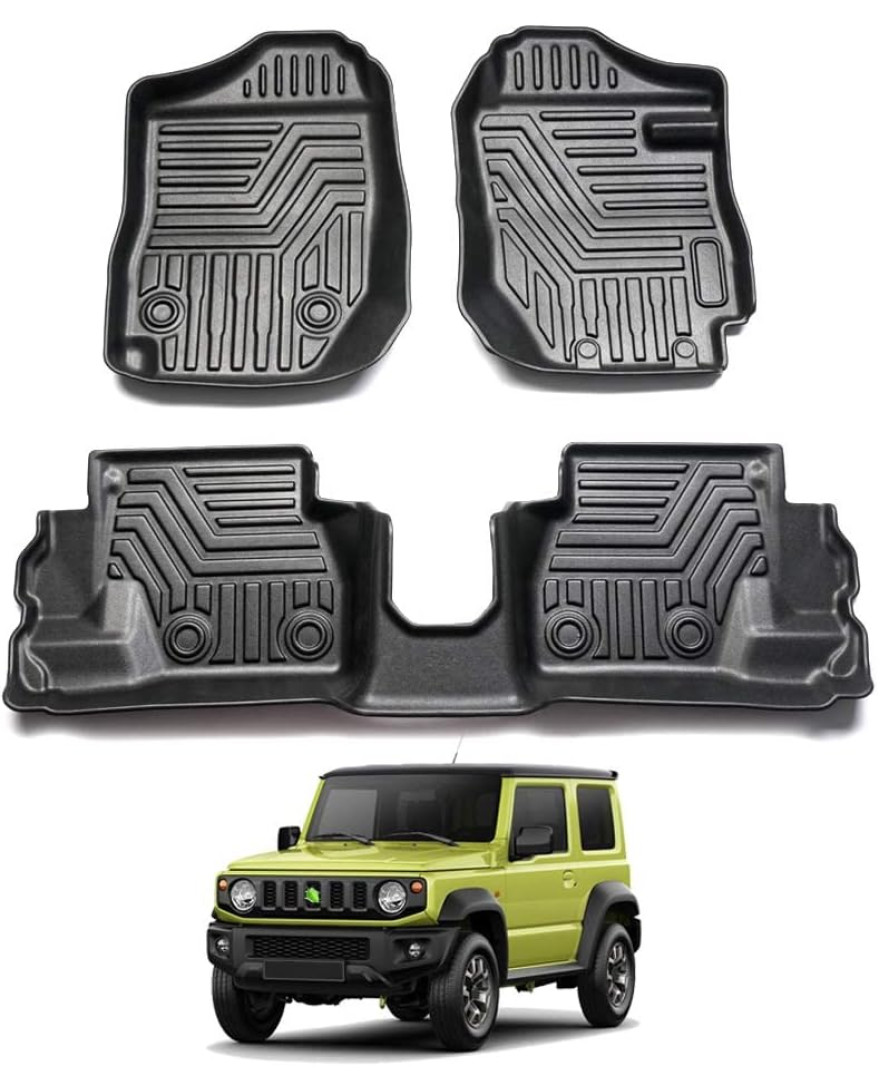 3D PHARAOH SUZUKI JIMNY CAR FLOOR MATS|BLACK