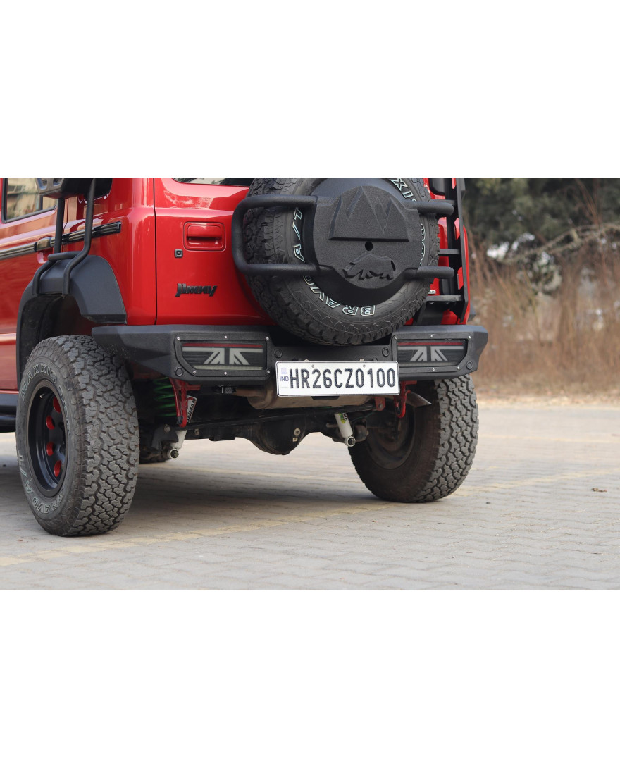 Bimbra 4x4 New Rear Bumper | Model RJ For Suzuki Jimny