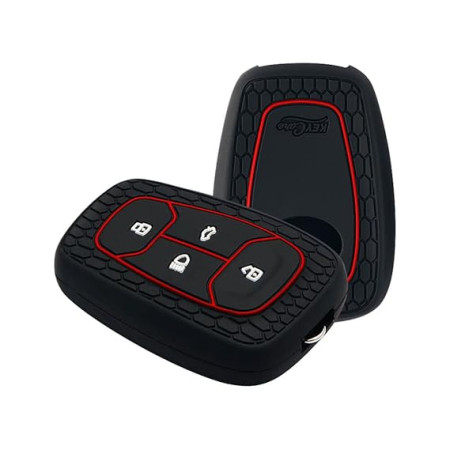 Keycare Silicon Key Cover Compatible for Nexon, Harrier, Tigor BS6, Tigor EV, Safari 2021, Altroz, Safari Gold, Gravitas, Punch Smart Key | Black |KC 08 Keycare Silicon Key Cover Compatible for Nexon, Harrier, Tigor BS6, Tigor EV, Safari 2021, Altroz, Safari Gold, Gravitas, Punch Smart Key | Black |KC 08