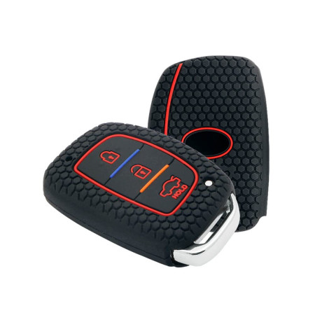 Keycare Silicon key cover fit for  Creta, I20 2020, I20 Elite, I20 Active, Grand I10, Aura, Xcent 19 Onwards, Venue flip key | KC 10 Keycare Silicon key cover fit for  Creta, I20 2020, I20 Elite, I20 Active, Grand I10, Aura, Xcent 19 Onwards, Venue flip key | KC 10