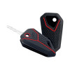 Keycare Silicon Key Cover Compatible for Universal Bike flip Key | Black | KC15