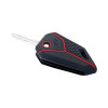 Keycare Silicon Key Cover Compatible for Universal Bike flip Key | Black | KC15