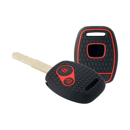 Keycare Silicon Key Cover for Compatible for Honda City, Civic, Jazz, Brio, Amaze 2 Button Remote Key | Black | KC21 Keycare Silicon Key Cover for Compatible for Honda City, Civic, Jazz, Brio, Amaze 2 Button Remote Key | Black | KC21