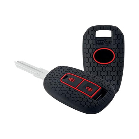 Keycare Silicon key cover fit for Indica Vista, Indigo Manza 2 button remote key | KC22 | Black Keycare Silicon key cover fit for Indica Vista, Indigo Manza 2 button remote key | KC22 | Black