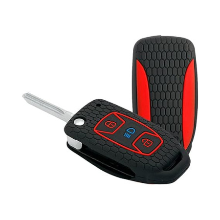 Keycare Silicon Key Cover KC29 Compatible for Zest, Bolt, Zica, Tiago, Hexa, Tigor, Nexon,Hexa, Safari Storme, Harrier flip Key | Black Keycare Silicon Key Cover KC29 Compatible for Zest, Bolt, Zica, Tiago, Hexa, Tigor, Nexon,Hexa, Safari Storme, Harrier flip Key | Black