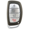 Keycare Compatible Silicon Key Cover KC30 Compatible for Venue, Elantra, Tucson, I20 N Line 2021, Creta 2020, i20 2020 Model with 4 Button Smart Key