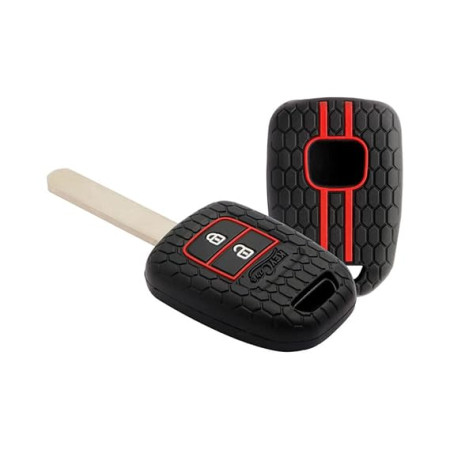 Keycare Silicon Key Cover KC33 Compatible for WR-V, City, Jazz, Amaze 2014+ Models | Black Keycare Silicon Key Cover KC33 Compatible for WR-V, City, Jazz, Amaze 2014+ Models | Black