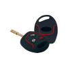 Keycare Silicon Key Cover KC37 for Fiesta, Fusion, Figo 3 Button Remote Key | Black