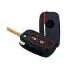 Keycare Silicon Key Cover KC38 fit for Compatible for Linea, Punto, Avventura flip Key | Black