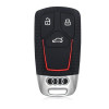 Keycare Silicon Car Key Cover KC47 Fit for Audi A8, QT, RS, TT | Black
