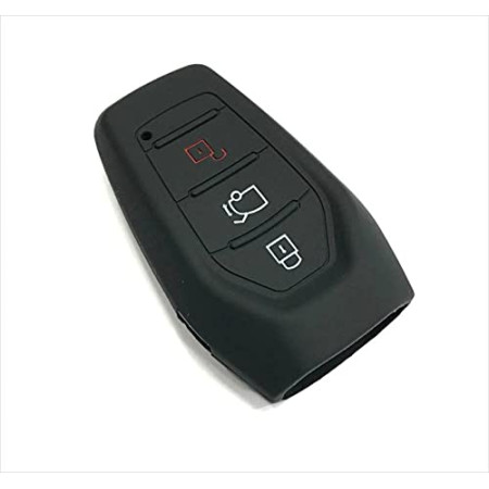 Keycare Silicon Car Key Cover KC48 Fit for Mahindra Xuv 500 | Black Keycare Silicon Car Key Cover KC48 Fit for Mahindra Xuv 500 | Black