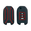 Keycare Silicon Key Cover KC50 Compatible for City, WR-V flip Key | Black