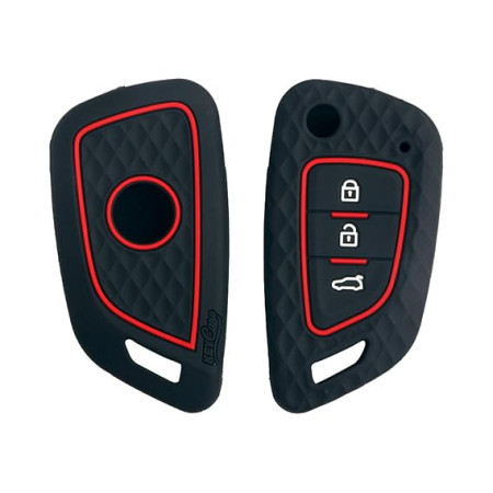 Keycare Silicon Key Cover KC59 for Xhorse DF Model Universal Remote flip Key | Black