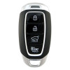 Keycare Silicon Key Cover KC60 fit for Hyundai Verna 2020 4 Button Smart Key | Black