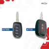 Keycare Silicon key cover KC62 fit for Duster 2020 3 button remote key | Black