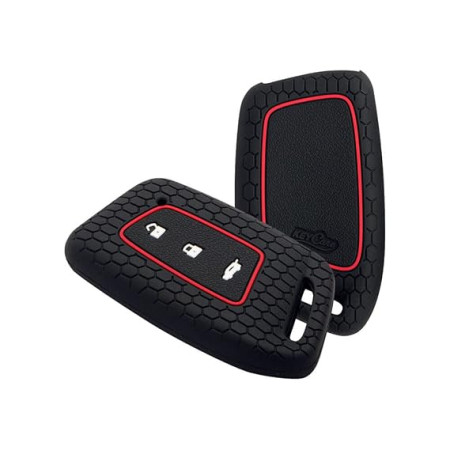 Keycare Silicon key cover fit for Mg Hector New smart key KC64 | Black Keycare Silicon key cover fit for Mg Hector New smart key KC64 | Black