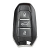 Keycare Silicon key cover fit for Citroen C5 Aircross 3 button smart key KC66 | Black