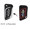 Keycare Silicon key cover fit for Xhorse LX-B30 universal remote flip key KC69 | Black