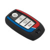KeyCare Duo Style Key Cover for Seltos, Sonet, Carnival, Seltos X-line,Carens Smart Keys | Red/Blue | KC D01