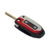 KeyCare Duo Style Key Cover KC D08 for Nexon, Harrier, Zest, Zica, Bolt, Tiago, Tigor, Safari Storme, Hexa flip Key | 3 Button Flip Key | Red/Grey