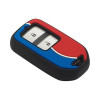KeyCare Duo Style Silicon Key Cover KC D09 for Honda Elevate City, Jazz, WR-V, Amaze, Civic Smart Keys | Red/Blue
