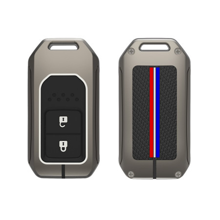 Keycare Metal Key Cover for Honda Cars | KC-MT-24-2B Keycare Metal Key Cover for Honda Cars | KC-MT-24-2B