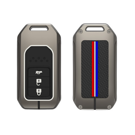 Keycare Metal Key Cover for Honda Cars | KC-MT-24-3B Keycare Metal Key Cover for Honda Cars | KC-MT-24-3B