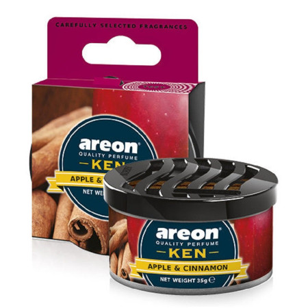 AREON Ken Apple and Cinnamon Car Air Freshener | 35g | AK16 AREON Ken Apple and Cinnamon Car Air Freshener | 35g | AK16