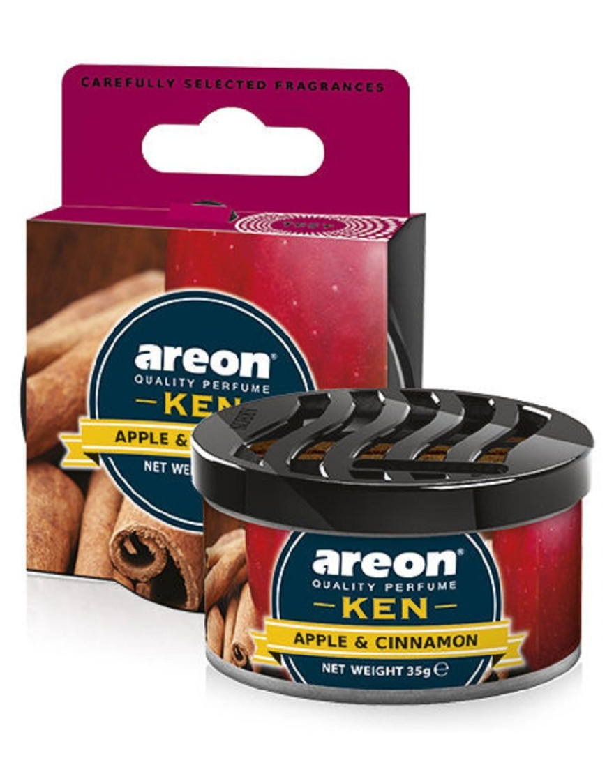 AREON Ken Apple and Cinnamon Car Air Freshener | 35g