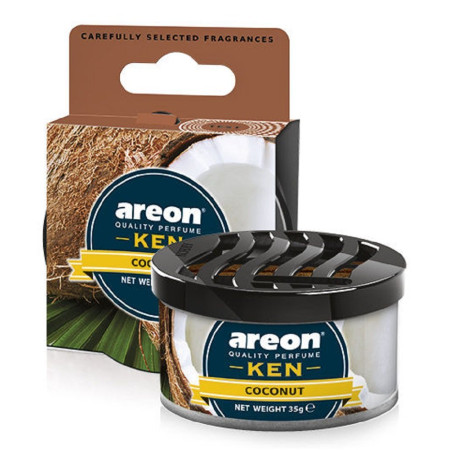 Areon Ken Coconut Car Air Freshener | 35g | AK27 Areon Ken Coconut Car Air Freshener | 35g | AK27
