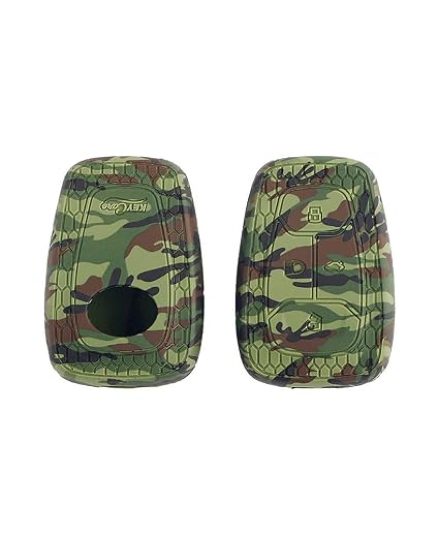 Camouflage silicone key cover  4 button smart key (KC-08)