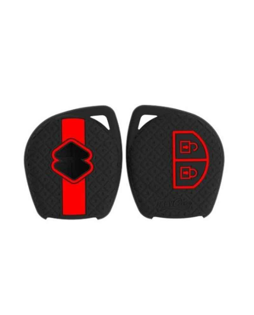 Keycare silicone key cover fit for All Maruti Suzuki Car 2 button remote key | KC63 | Black