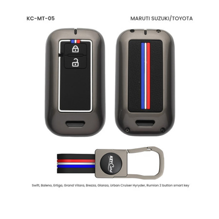 Keycare Metal Key Cover MT-05 for Maruti Suzuki Cars