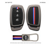 Keycare Metal Key Cover MT-07 for Hyundai Cars