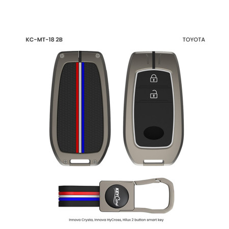 Keycare Metal Key Cover MT-18(2B) for Toyota Cars