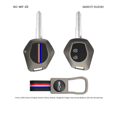 Keycare Metal Key Cover MT-23 for Maruti Suzuki Cars