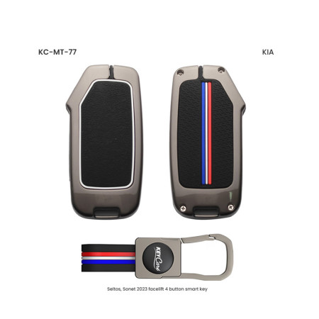 Keycare Metal Key Cover MT-77 for Kia Cars Keycare Metal Key Cover MT-77 for Kia Cars