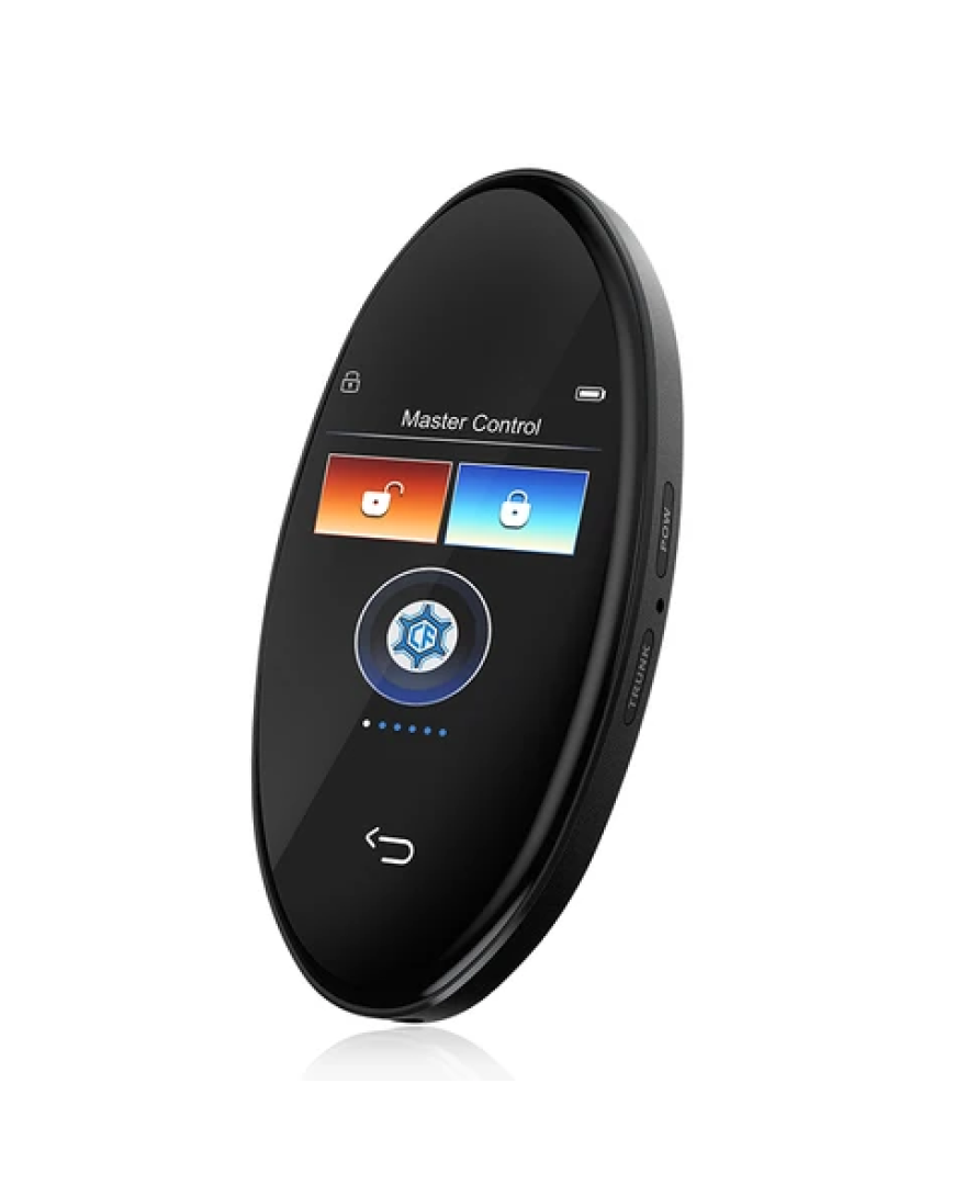 Key Care LCD Smart Key | SLEEK 818 BLACK | SLEEK-818B | For All Cars