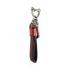 Keycare Universal car Key Holder Rope Leather Key Chain Keyring | Red Black | Style02