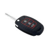 Key Care KLC 10 Silicon Car Key Cover Fit for Hyundai Aura, i10,i20,Xcent 2019 | Black