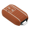 Key Care KLC 05 Silicon Car Key Cover Fit for Maruti Suzuki Baleno,Dzire,Ertiga,XL6 | Brown